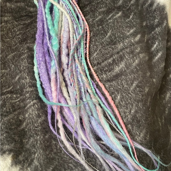 Vibrant Multicolor Braided Hair Synthetic Dead Extensions main image 5